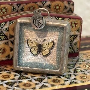 Jewel Kate Butterfly Reversible Pendant Necklace “Anything is Possible”